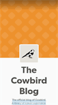 Mobile Screenshot of blog.cowbird.com